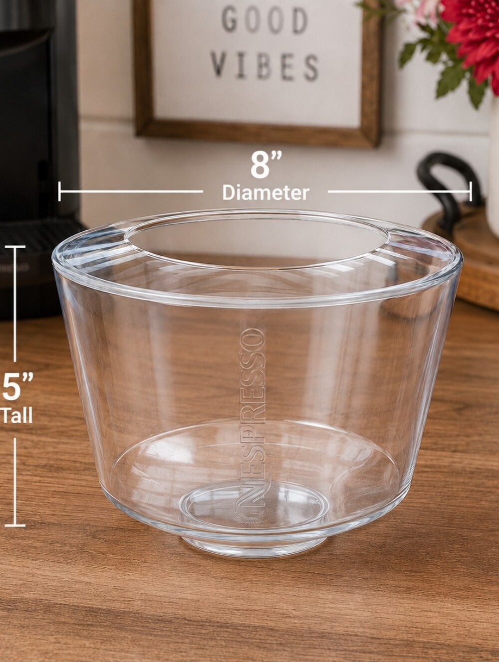 Nespresso View Clear Acrylic Pod Holder | Capsule Organizer Storage Bowl |Coffee - Picture 5 of 9